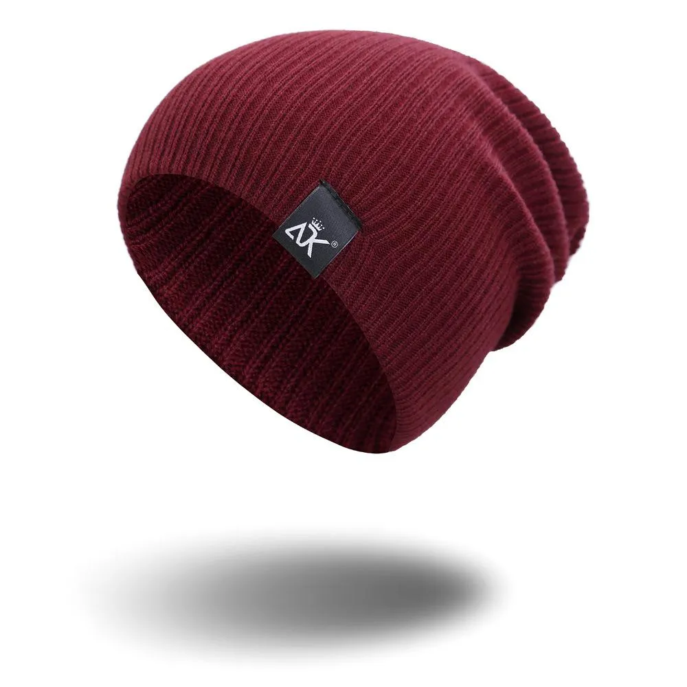 Hat Winter Men Skullies Beanies Warm Casual Slouchy Hat